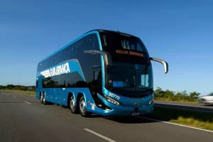 Águia Branca comprou 60 novos ônibus para a renovação da frota, somando um investimento de R$ 63 milhões. Foto: Divulgação/Águia Branca