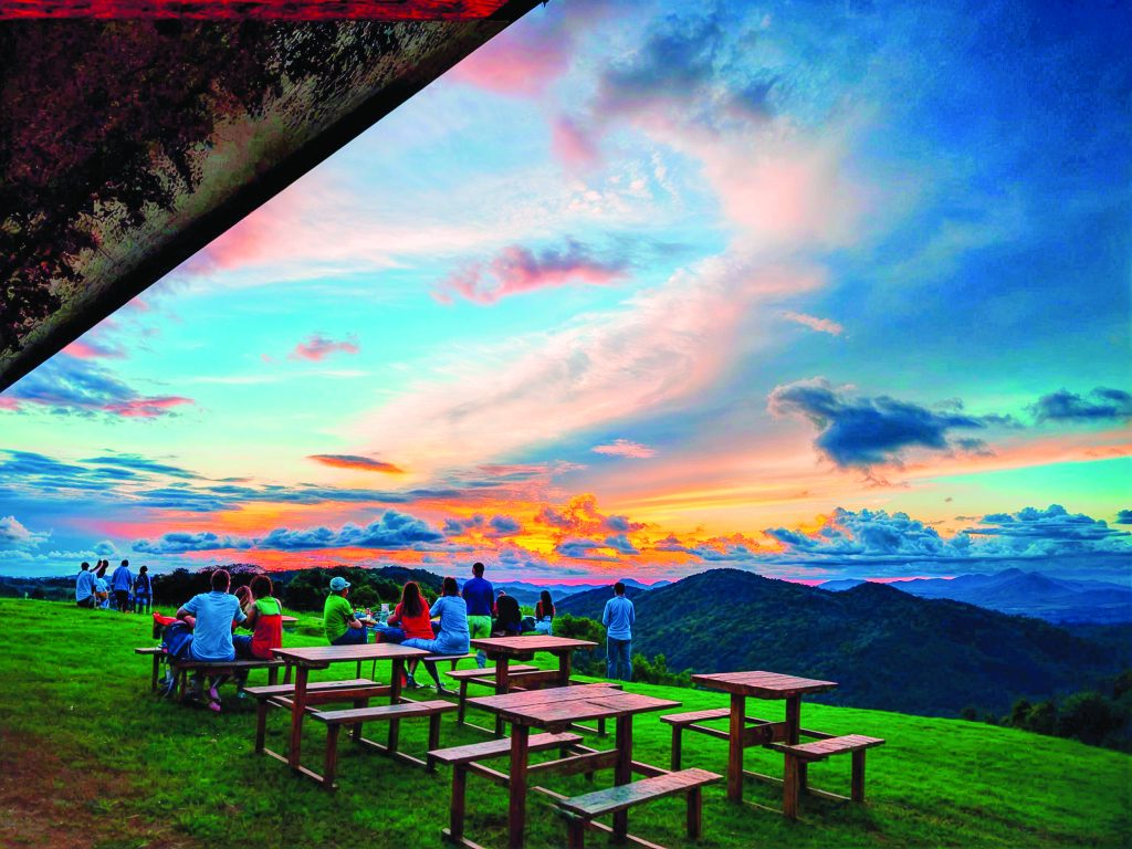 Rampa do Caravaggio tem um restaurante e uma bela vista. Foto: Prefeitura de Santa Teresa