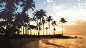 Praia de Coqueiral de Aracruz é ideal para relaxar em família