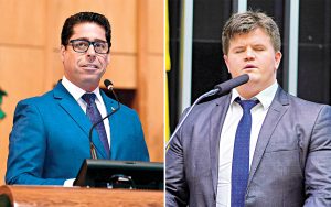 Marcelo Santos (à esquerda) e Felipe Rigoni (à direita) disputaram o comando estadual do União Brasil - Foto: Reprodução