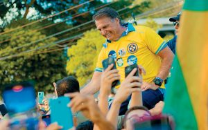 Bolsonaro esteve no Estado apoiando os candidatos do PL - Foto: Divulgação/PL