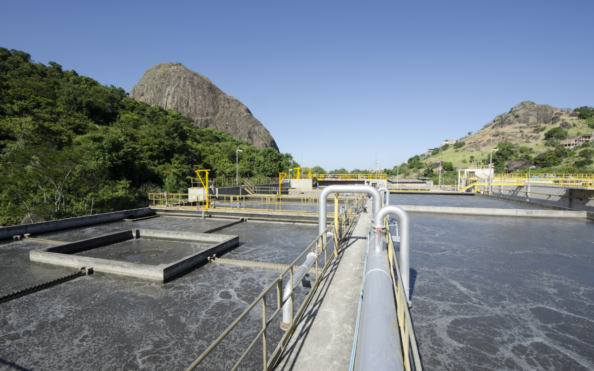 O esgoto recebe tratamento antes de ser devolvido ao meio ambiente. Foto: Divulgação/Cesan
