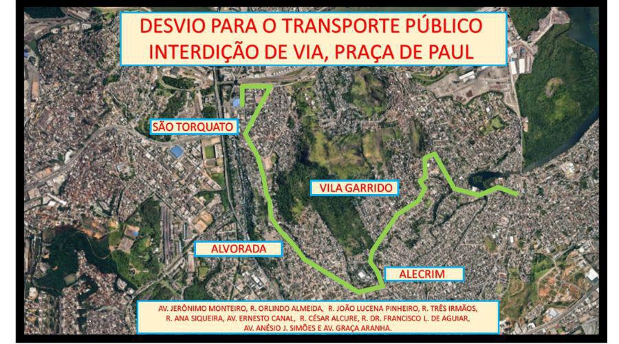 Vias interditadas para grandes obras em Vila Velha e Cariacica