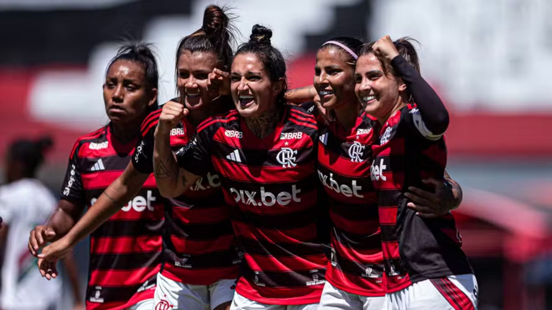Flamengo disputa vaga na semifinal da Supercopa Feminina. Foto: Paula Reis/Flamengo