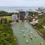 Praia de Ribeiro, localizada em Vila Velha. Foto: Prefeitura de Vila Velha