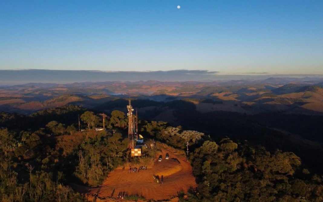Parque Natural Municipal Adelino José Jeveaux, também conhecido como Torre da TV, é um dos cartões postais de Guaçuí. Foto: João Rafael Silva Leal/Divulgação