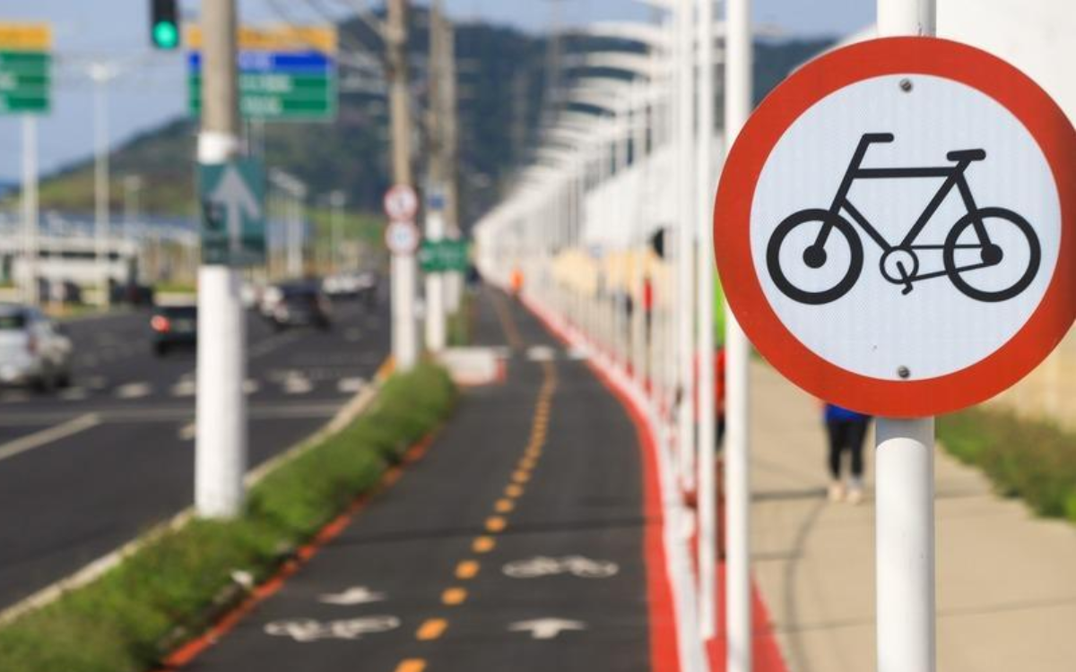 Ciclovia revitalizada em Morada de Laranjeiras possui três quilômetros. Foto: Prefeitura da Serra