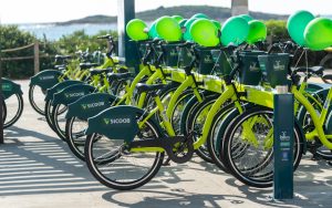 Bicicletas compartilhadas. Foto: Divulgação Bike Vitória