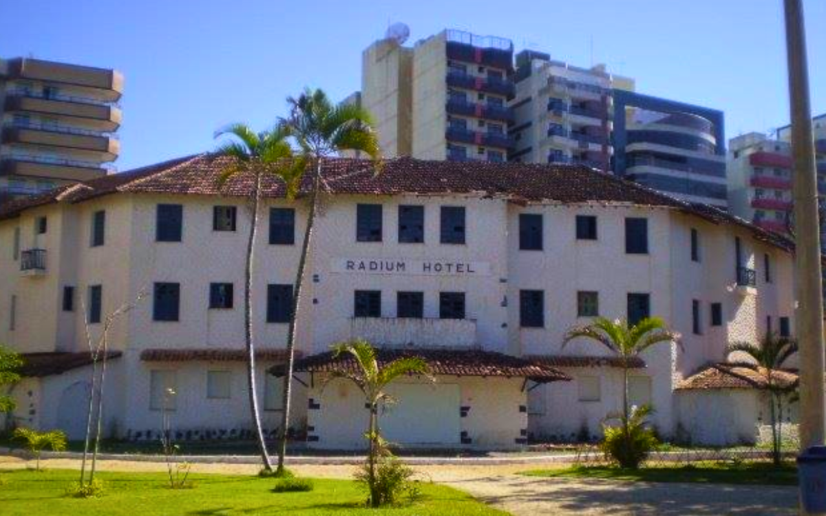 Hotel Radium, em Guarapari. Foto: Prefeitura de Guarapari
