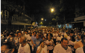 Fiéis na Romaria das Famílias. Foto: Prefeitura de Vitória