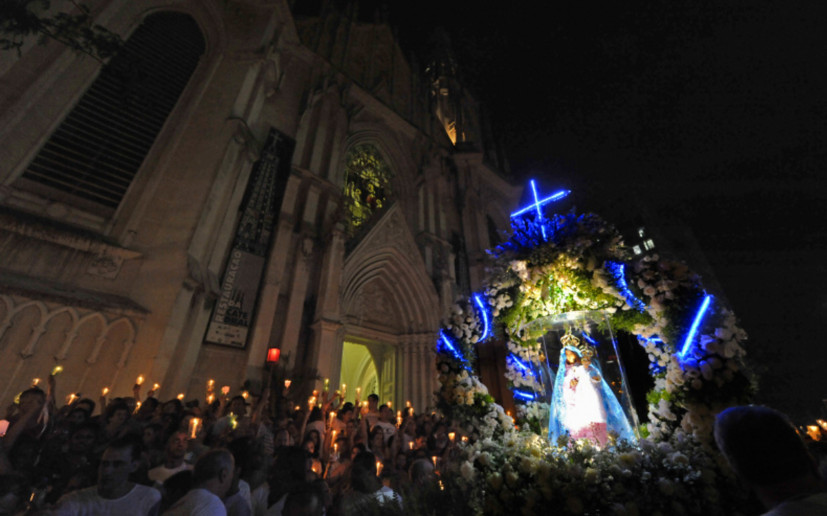 Na Festa da Penha, o trajeto da Romaria das Famílias passa por Vila Velha e Vitória. Foto: Carlos Antolini
