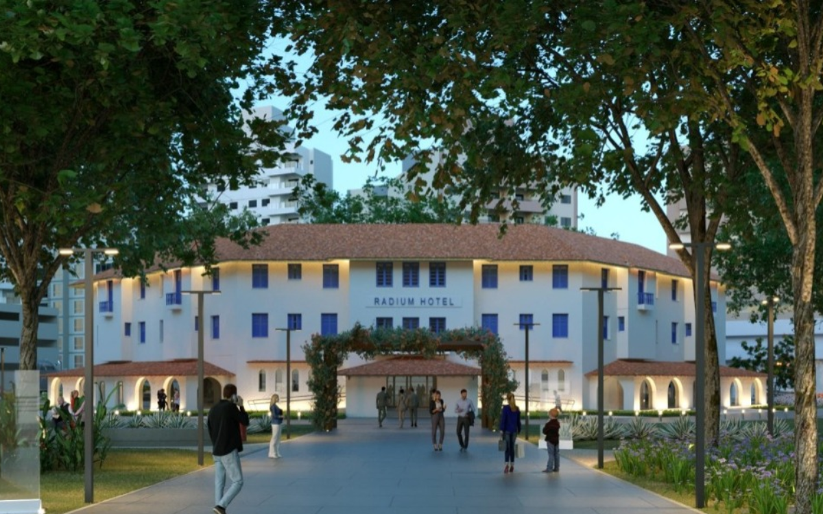 O Hotel Radium, em Guarapari, passará por reforma. Foto: Governo do Estado