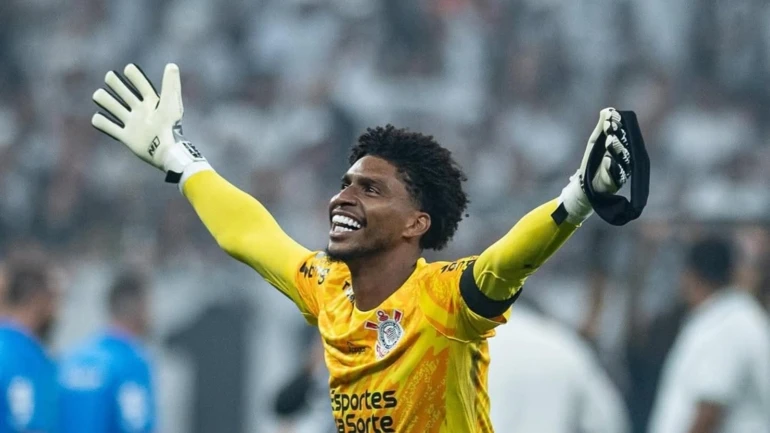 hugo souza sofre lesão na coxa Foto: Reprodução/ Instagram