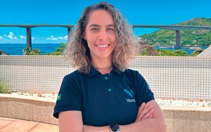 “Ter preocupações como as nossas já torna o negócio mais competitivo, o que é fundamental para o estado. Hoje, os negócios precisam ser sustentáveis e resilientes” - Camilla Bridi, gerente de Sustentabilidade da Vports - Foto: Divulgação / VPorts