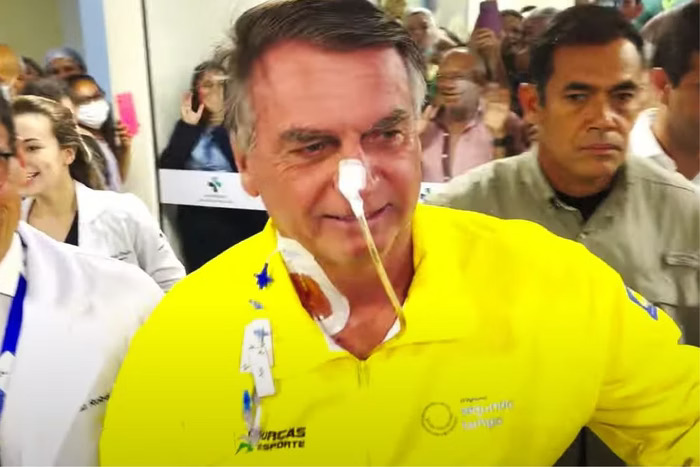 Jair Bolsonaro (PL) permanece internado no Hospital DF Star, em Brasília Foto: reprodução
