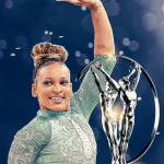 Ginasta Rebeca Andrade conquista prêmio Laureus, o Oscar do Esporte rebeca andrade vence o oscar do esporte Foto: Reprodução X / Laureus