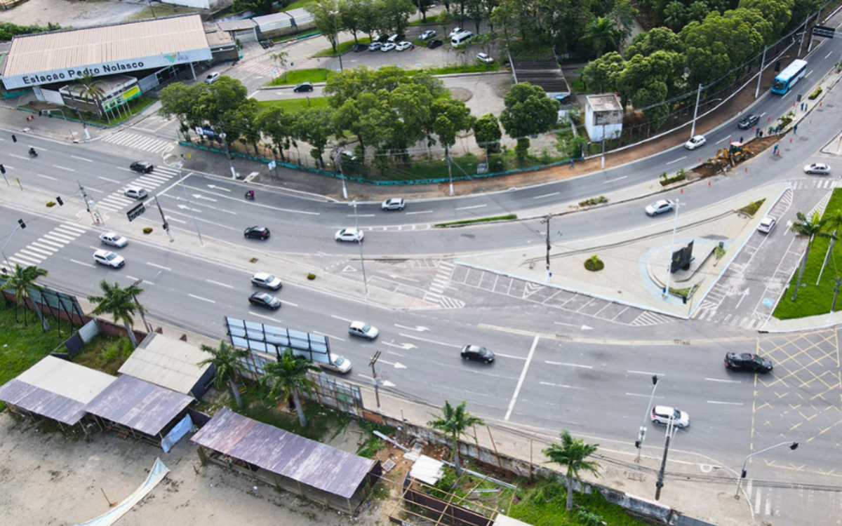 Avenida Mário Gurgel, próximo ao CRE Metropolitano. Foto: Prefeitura de Cariacica