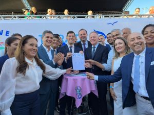 Aniversário de Vila Velha: R$ 95 milhões em investimentos Governo do Estado anuncia novos investimentos durante aniversário de 490 anos de Vila Velha. Foto: Governo do ES