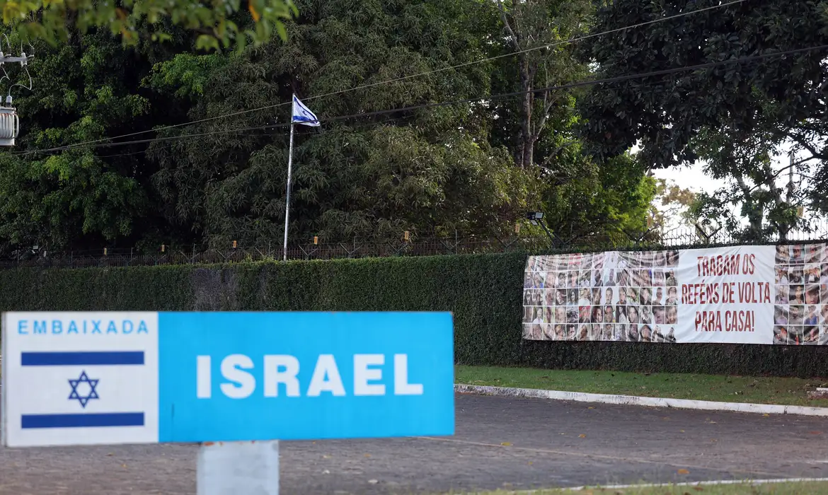 Embaixada de Israel em Brasília e o Consulado-Geral israelense em São Paulo Foto: José Cruz/Agência Brasil