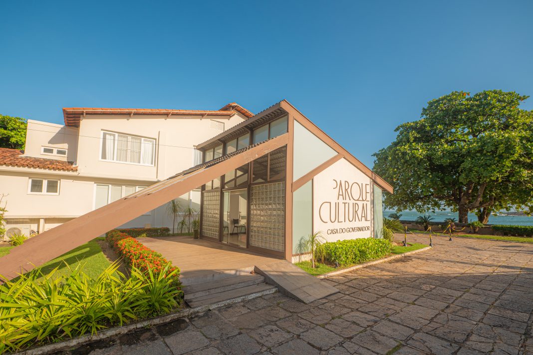 Parque Cultural Casa do Governador foi aberto em 2022. Antes o espaço era fechado apenas como residência oficial do governador do ES. Foto: Divulgação/IAC