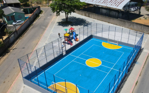 Nova praça de Novo Brasil. Foto: Prefeitura de Cariacica
