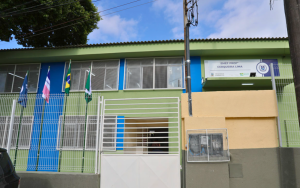 Escola reformada. Foto: Cláudio Postay/Prefeitura de Cariacica