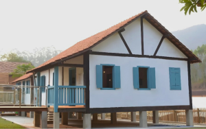 Casa típica de imigrantes italianos em Pindobas. Foto: Divulgação/Ag. Sebrae-ES
