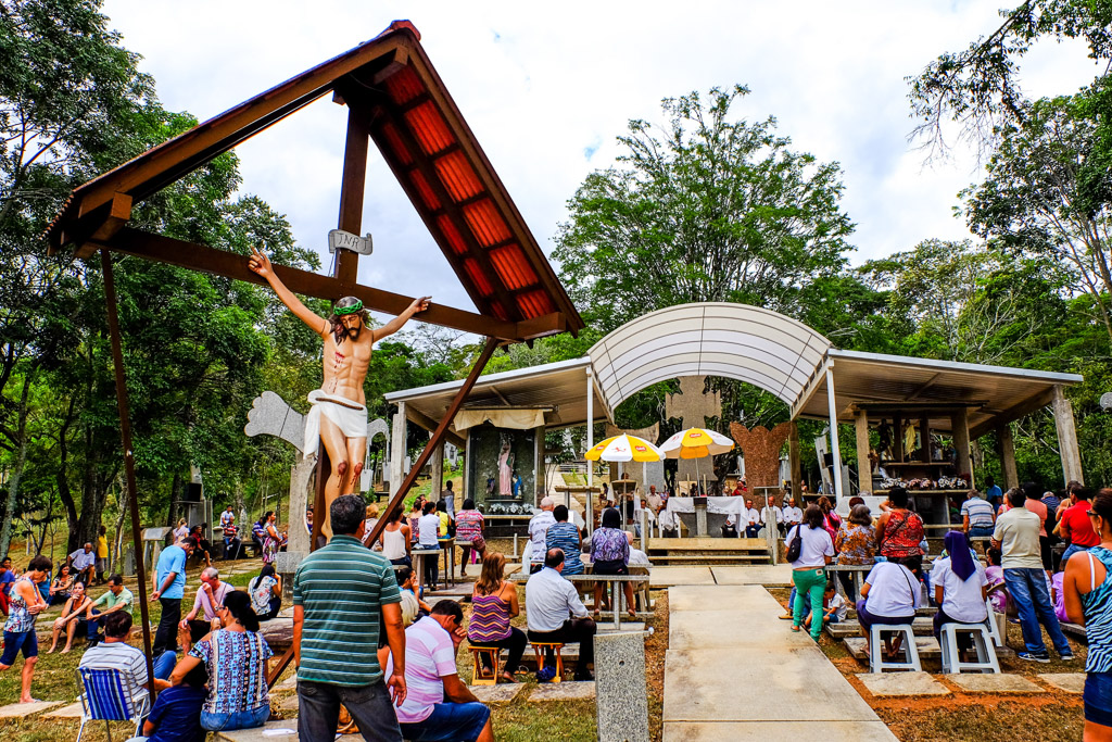O Santuário de Aracuí recebe cerca de 3 mil visitantes por mês - Foto: Mosaico Imagem