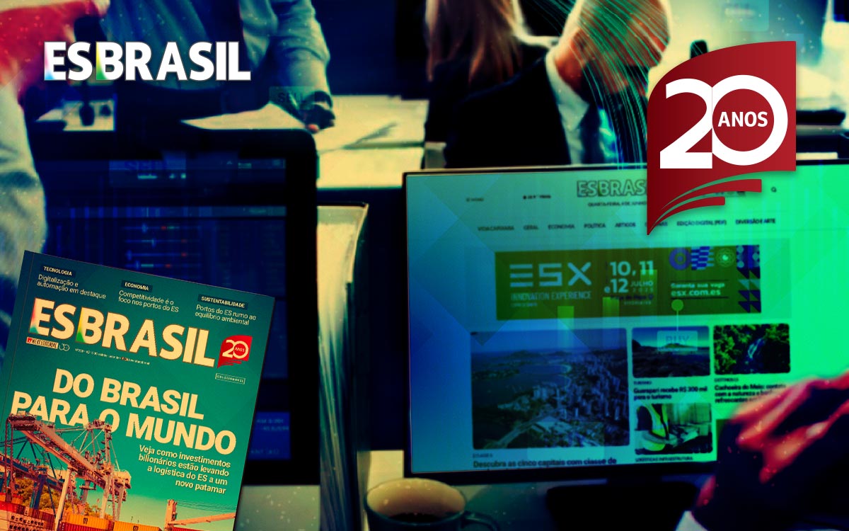 ES Brasil completa 20 anos sendo referência na economia capixaba. Foto: Next Editorial