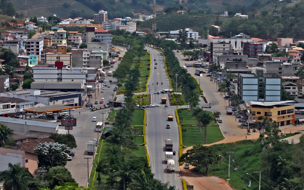 Vista aérea da cidade de Venda Nova do Imigrante. Foto: ES Brasil