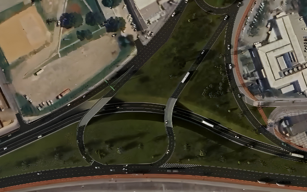 Projeto de como ficará o viaduto de Alto Lage. Foto: Reprodução Prefeitura de Cariacica