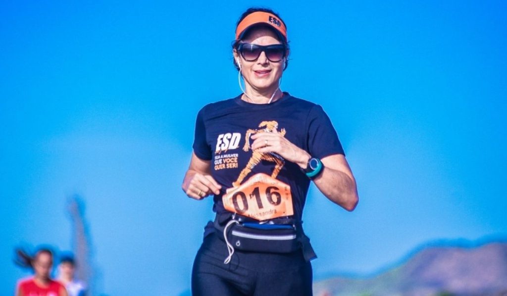Alê Junqueira é a idealizadora do Programa Eu Sou Dessas que Correm. Foto: acervo pessoal