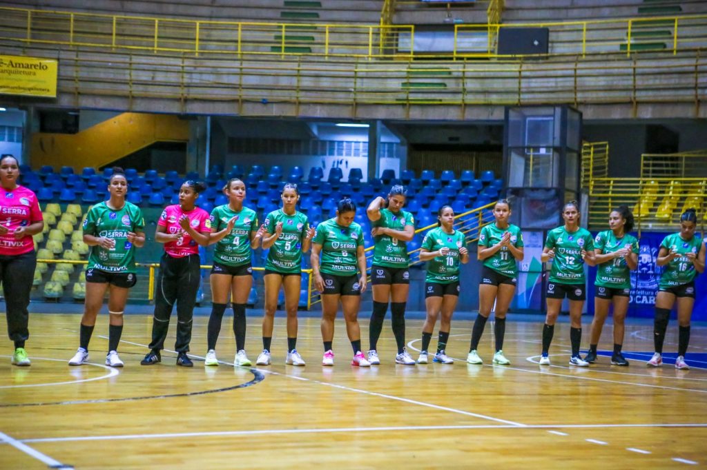 Clube Capixaba Serra de handebol feminino. Foto: Sesport
