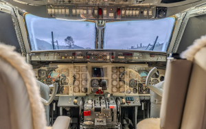 A cabine do jatinho foi preservada. Foto: Aero Sofiste/Divulgação