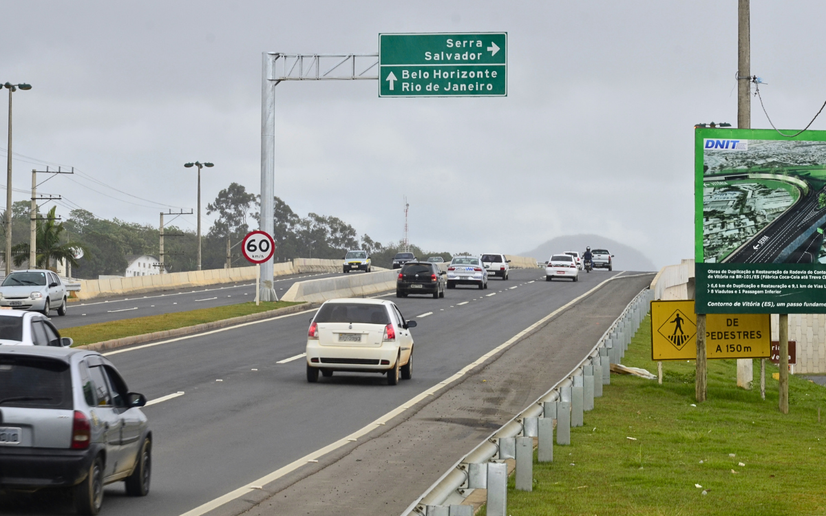 Ecovias manteve concessão da BR-101. Foto: Renato Cabrini/ES Brasil