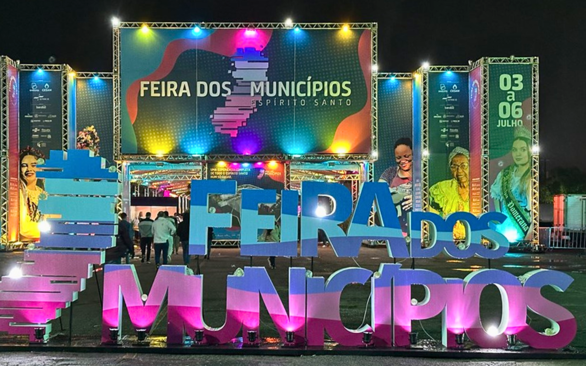 A Feira dos Municípios reuniu cerca de 100 mil pessoas em quatro dias. Foto: Governo do ES