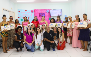 Equipe da Secretaria de Saúde de Vila Velha realiza ações com as gestantes. Foto: Prefeitura de Vila Velha