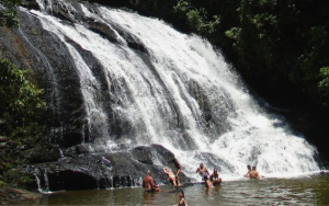 Cachoeira localizada na Rota da Ferradura. Foto: Fabiano Mazzini/Divulgação Ales.
