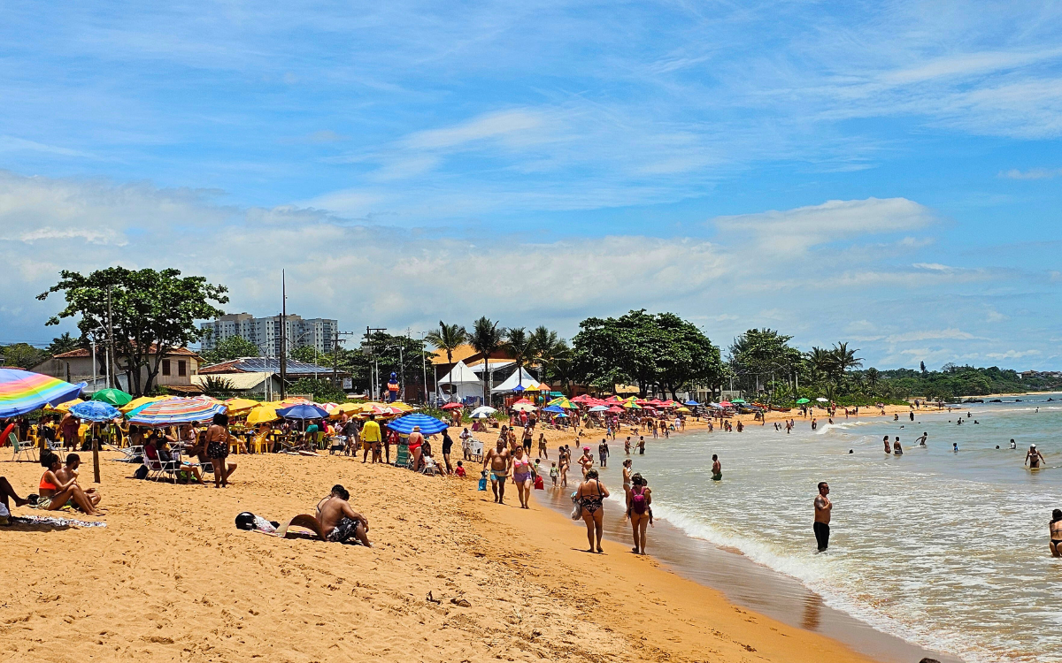 Praia de Manguinhos, na Serra. Foto: Fabrício Lima/ES Brasil