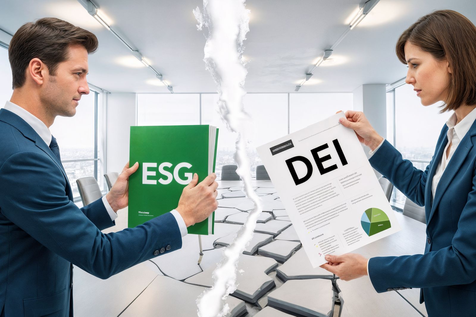 Agenda anti-ESG ganha força no exterior. Foto: Next Editorial