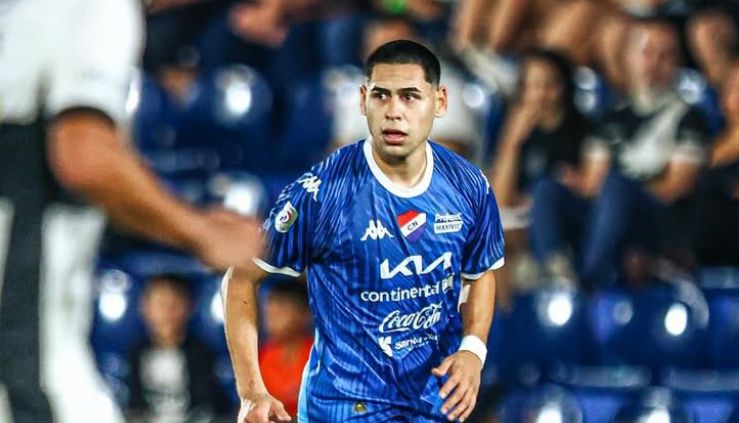 O Santos confirma a contratação do atacante paraguaio Gustavo Caballero para a temporada. Foto: reprodução do instagram - @gustavocaballer0