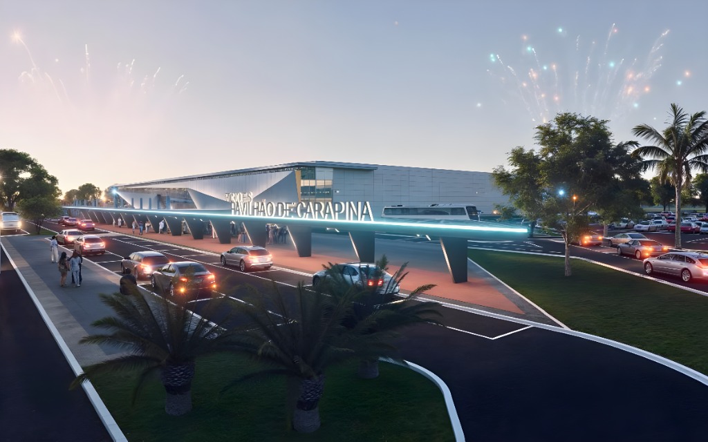 Perspectiva do novo Centro de Eventos em Carapina. Foto: Governo do ES