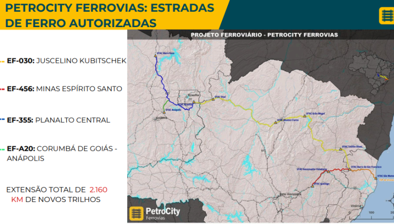 Ferrovia no ES: Petrocity é autorizada a iniciar desapropriações no último trecho 