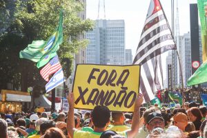 Apoiadores do ex-presidente Jair Bolsonaro realizaram manifestação na avenida Paulista e em diversas cidades do país. Os atos foram convocados por aliados de Bolsonaro. Foto: Cadu Pinotti/Agência Brasil