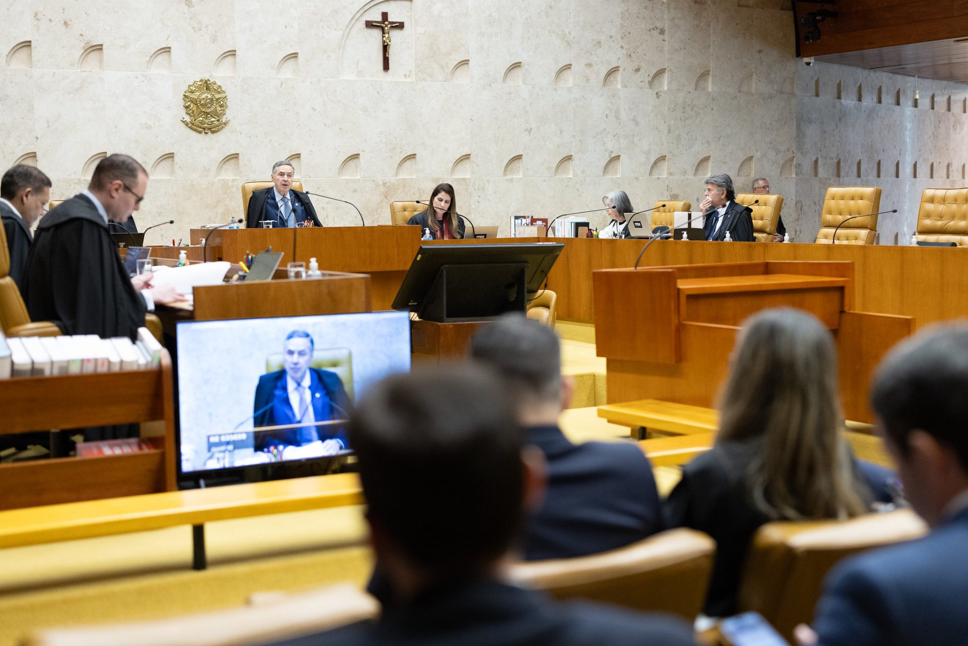 Novo levantamento Atlas/Bloomberg indica que 51% da população não confia no STF, com aumento de 4 pontos percentuais na desconfiança. Foto: Andressa Anholete/STF