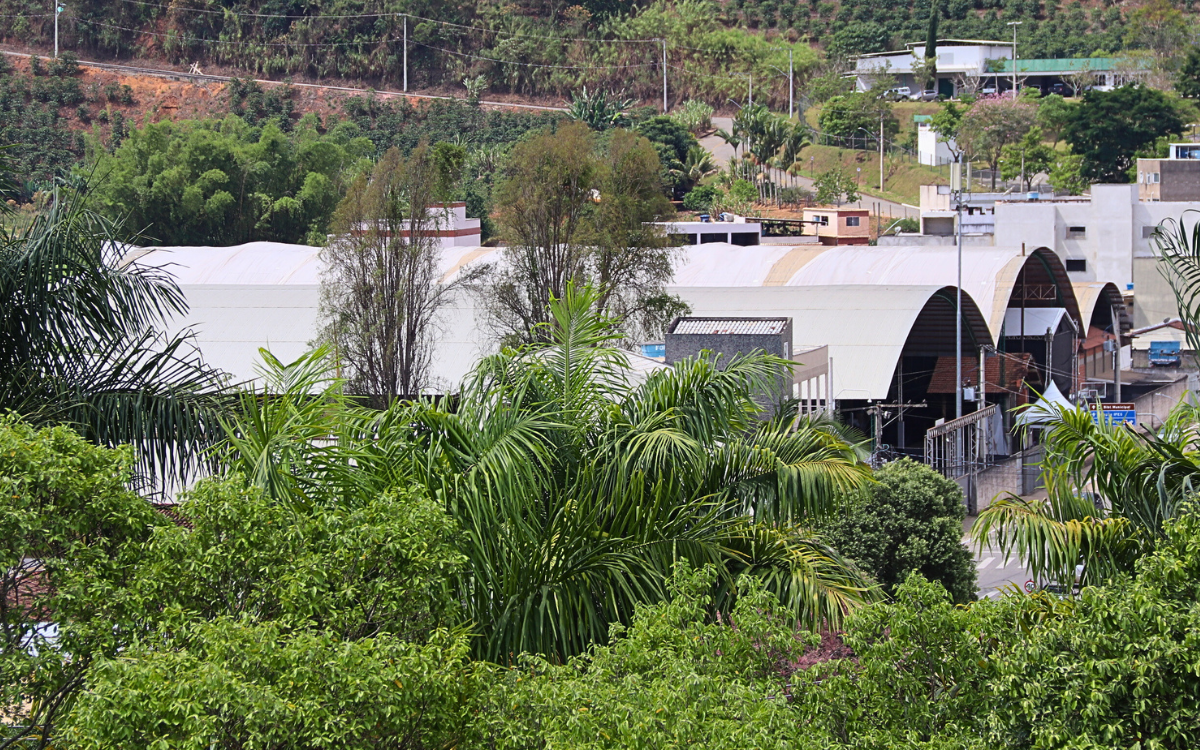 Centro de Eventos “Padre Cleto Caliman”, conhecido como Polentão. Foto: Prefeitura de Venda Nova do Imigrante
