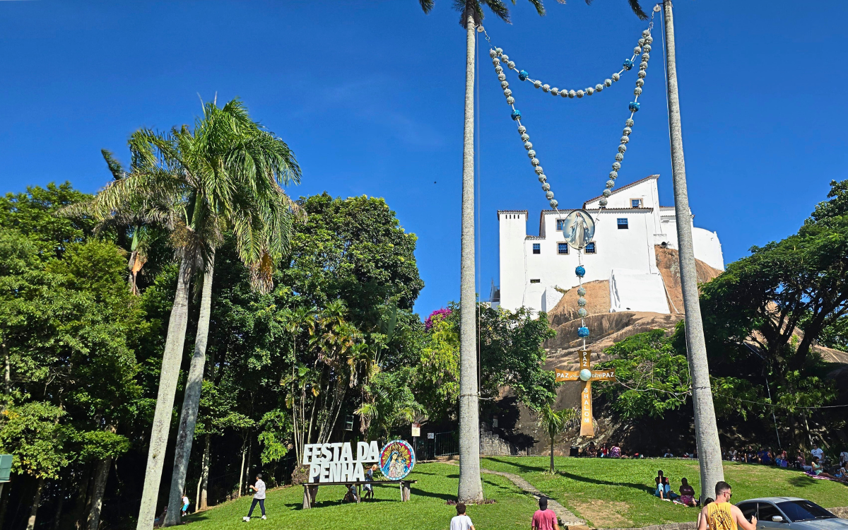 A Festa da Penha 2026 terá tema inspirado na vida de São Francisco. Foto: Fabrício Lima/ES Brasil