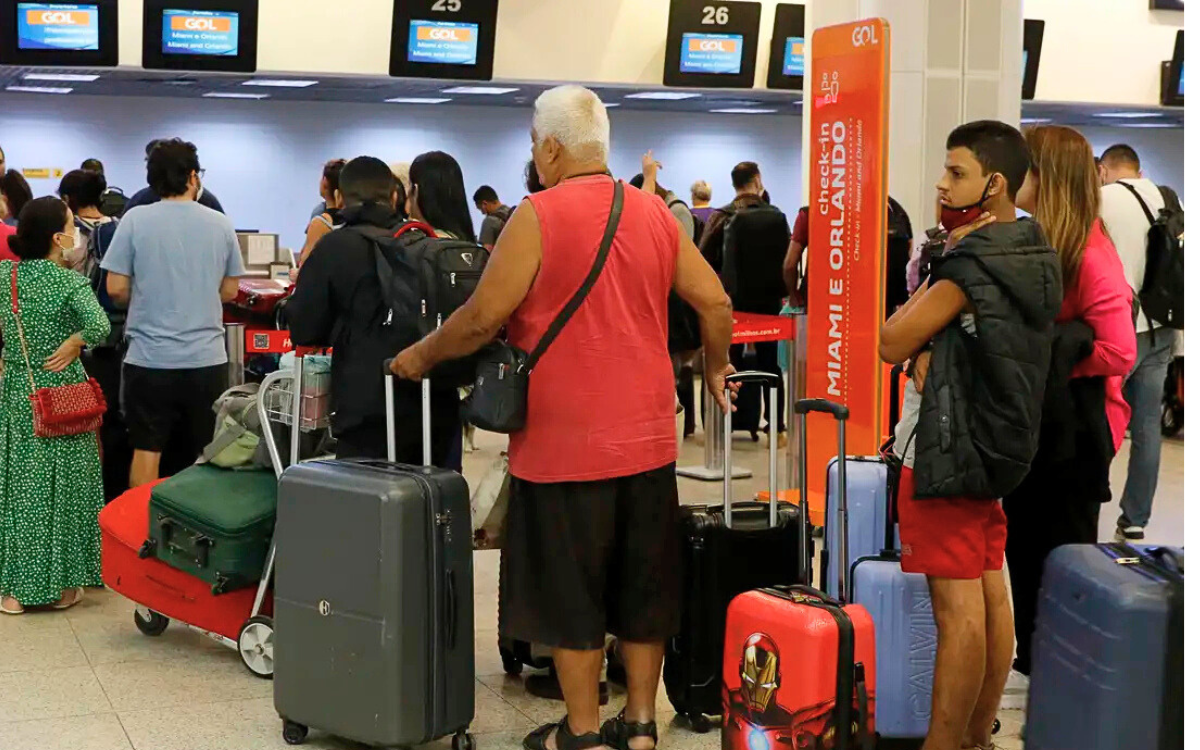 No overbooking, são vendidas mais passagens do que a capacidade do avião. Foto: Fernando Frazão/Agência Brasil