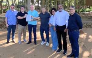 Assinatura do Termo de Cooperação entre Serd e Seama. Foto: Governo do ES