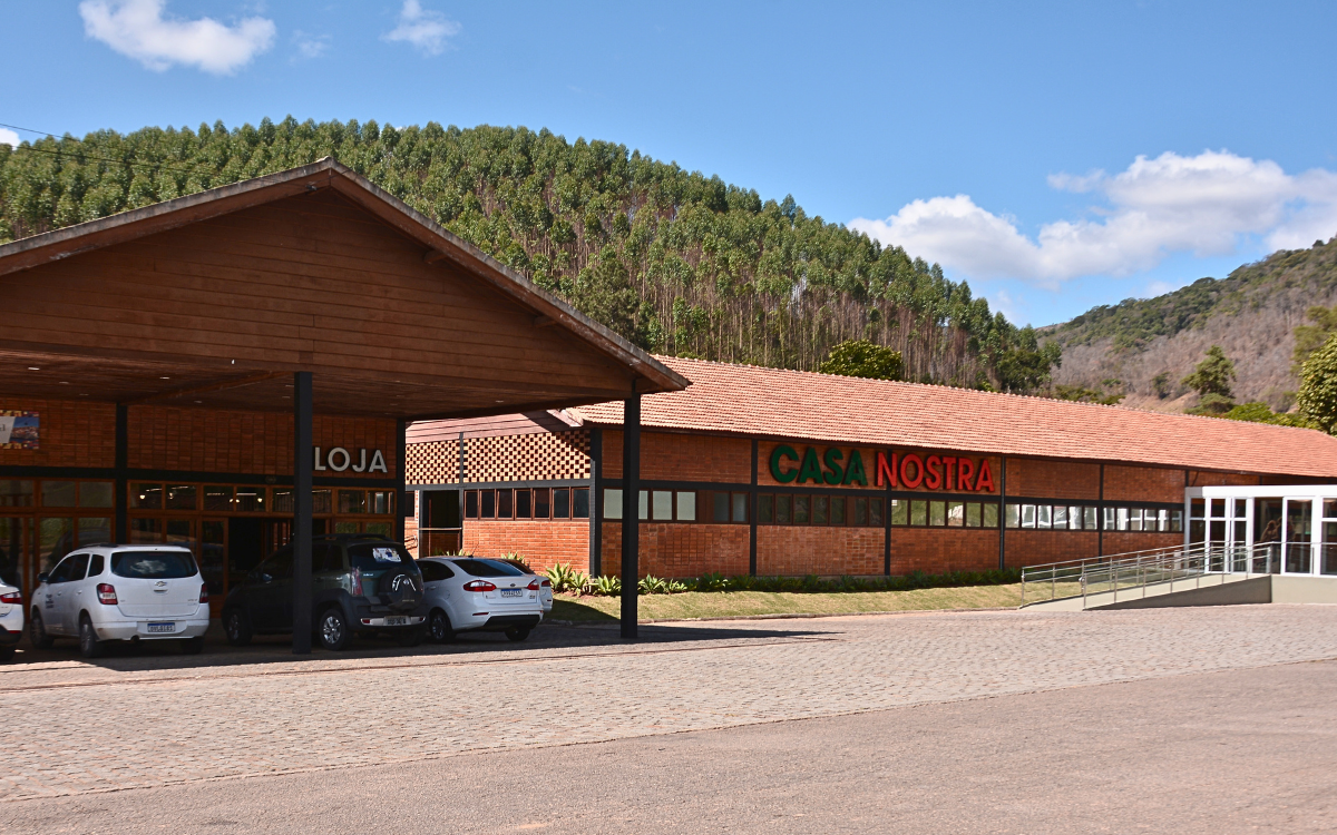 A Casa Nostra fica defronte à Ruraltures. Foto: Victor Leonel/ES Brasil